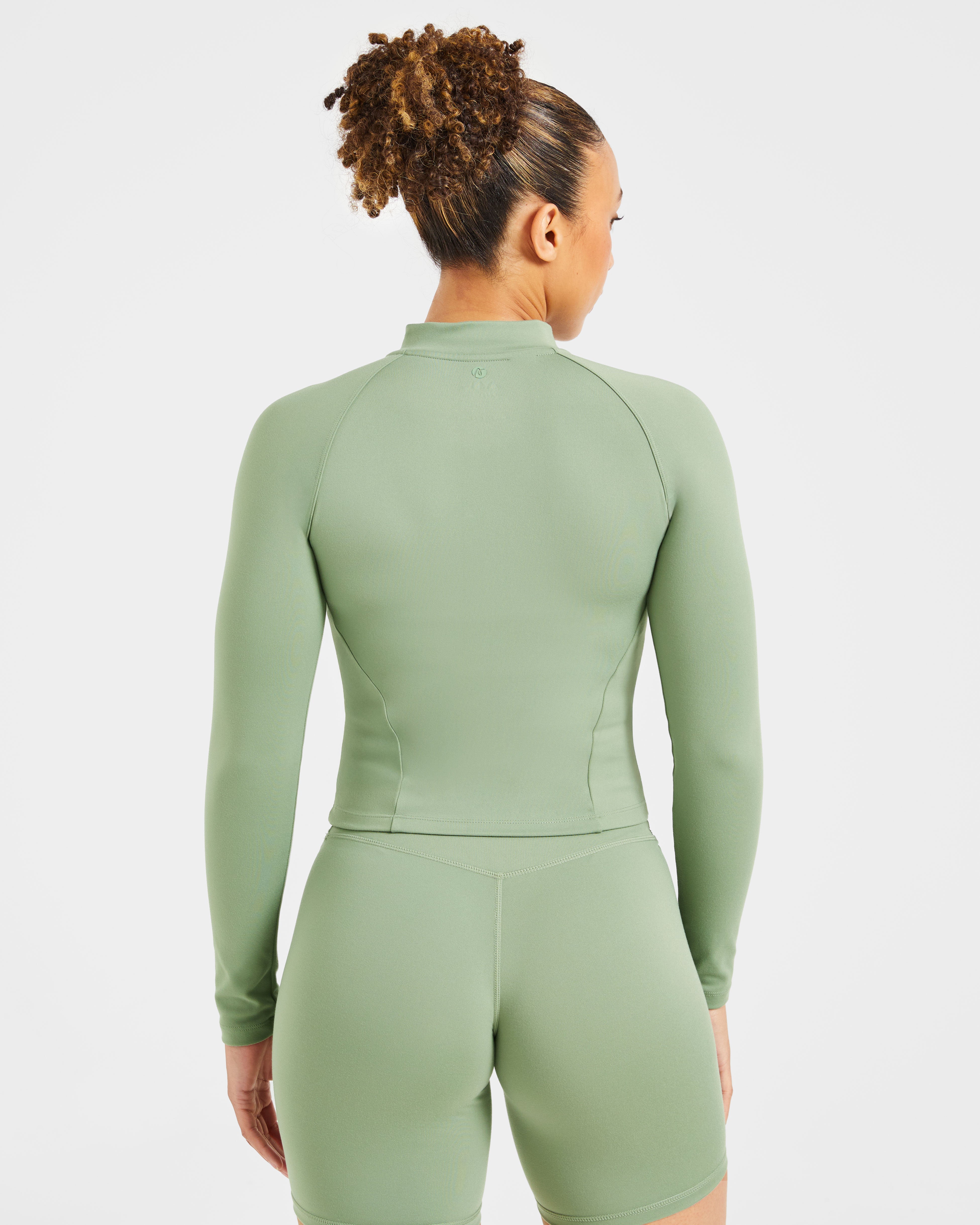 Staple Zip Jacket - Olive Green