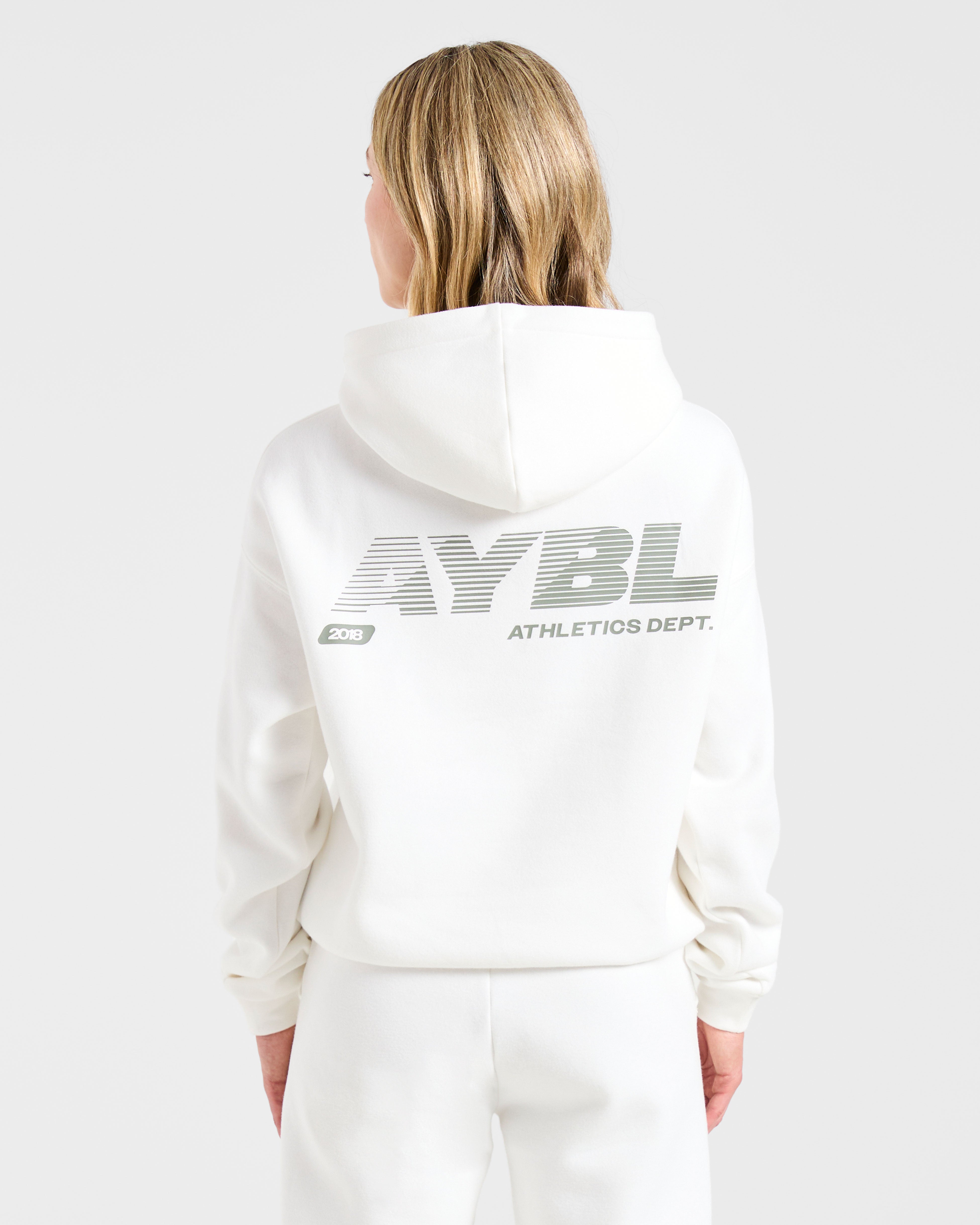 Athletics Dept Oversized Hoodie - Off White