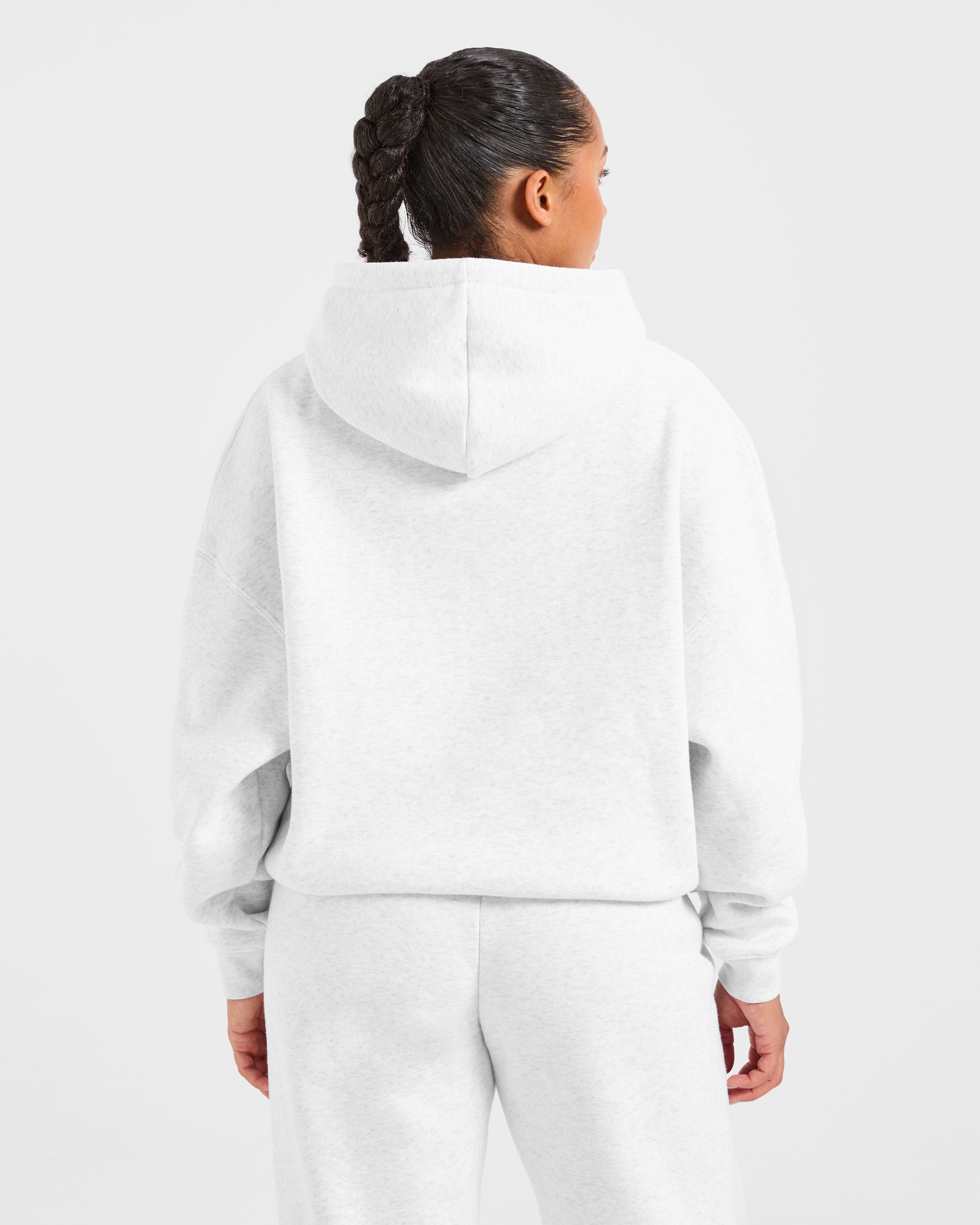 Varsity 2.0 Oversized Hoodie - Heather Grey