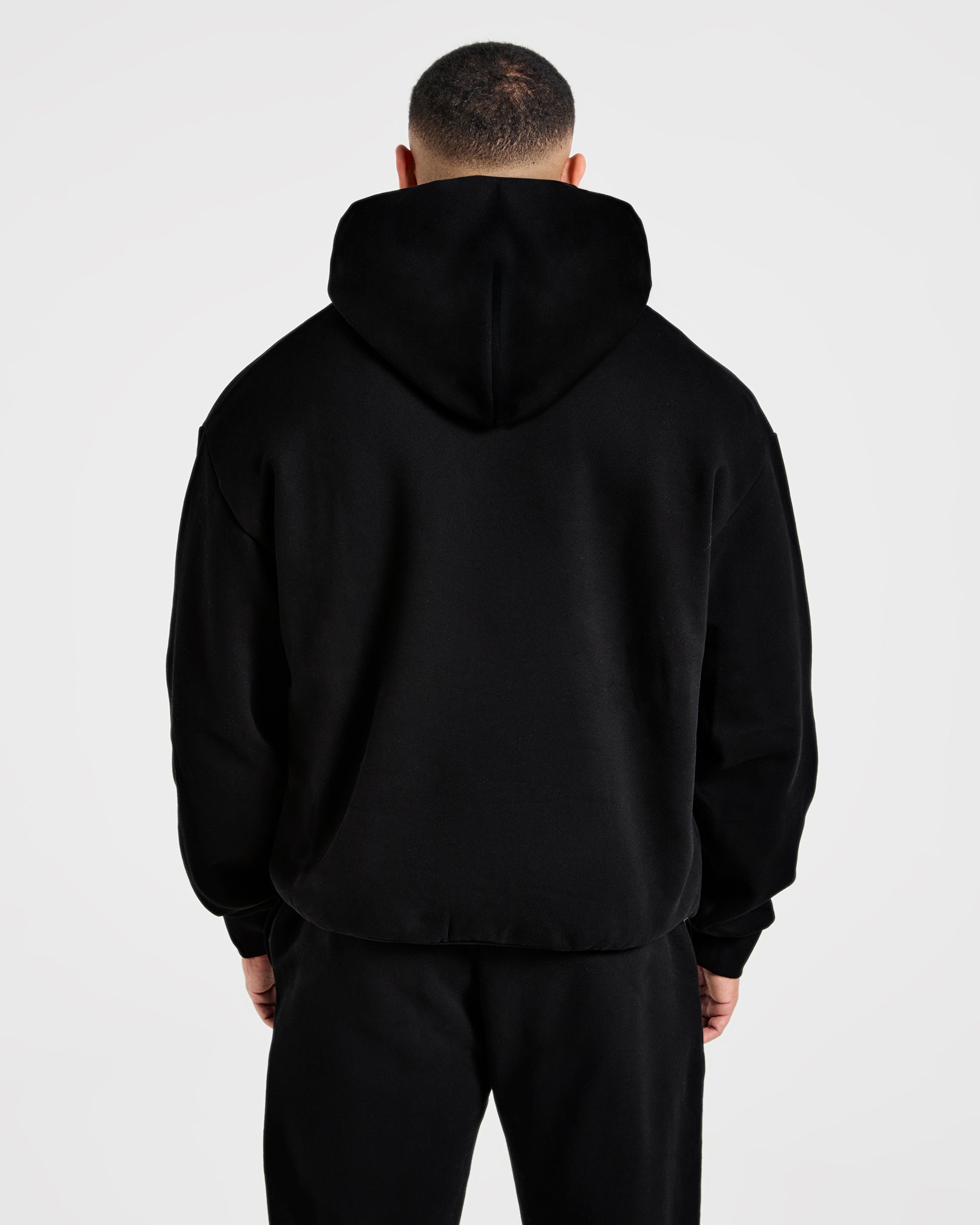 Essential Oversized Hoodie - Black