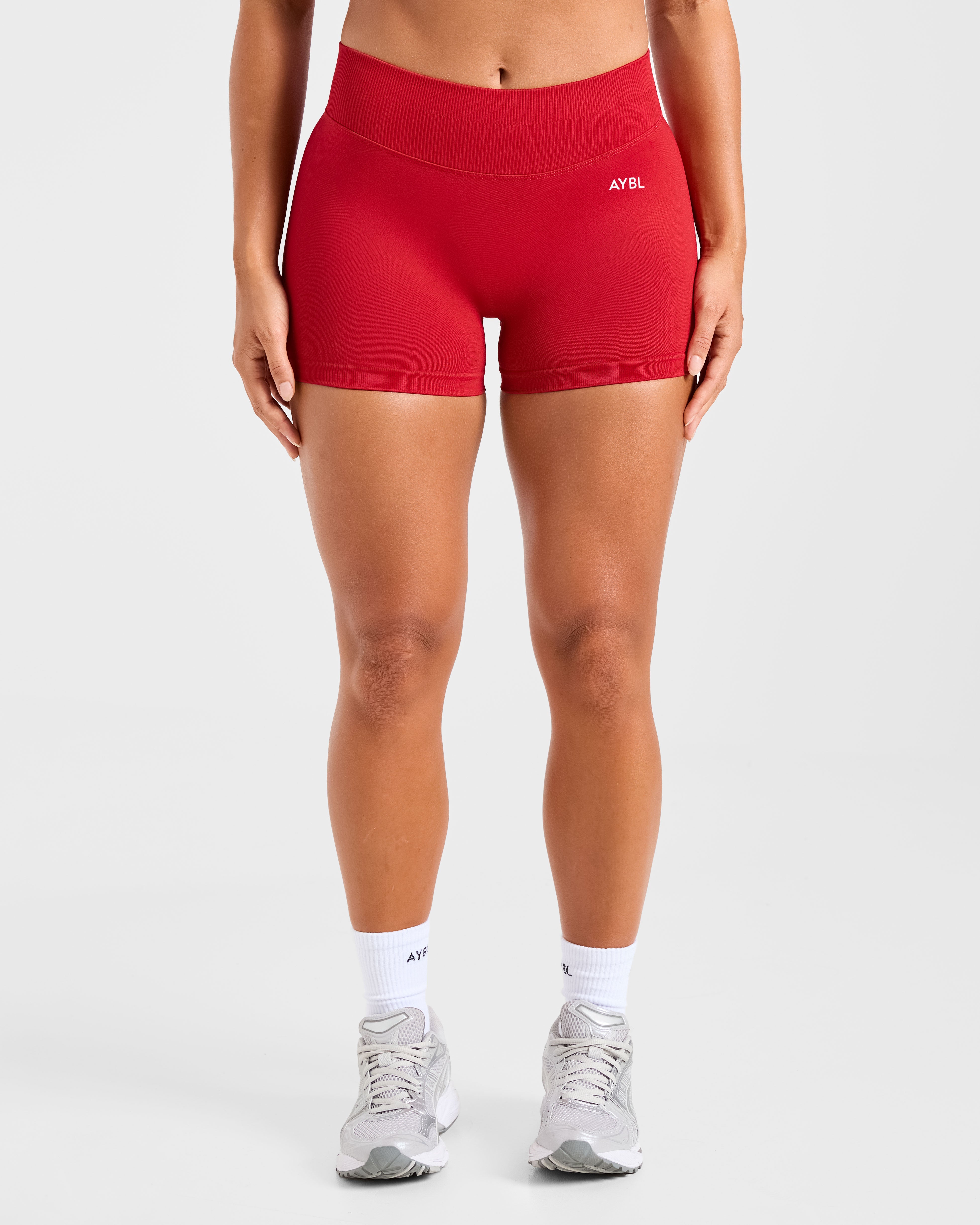 Enhance Seamless Shorts | 3.5" - Red